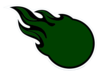Comets Logo Green Cut Image